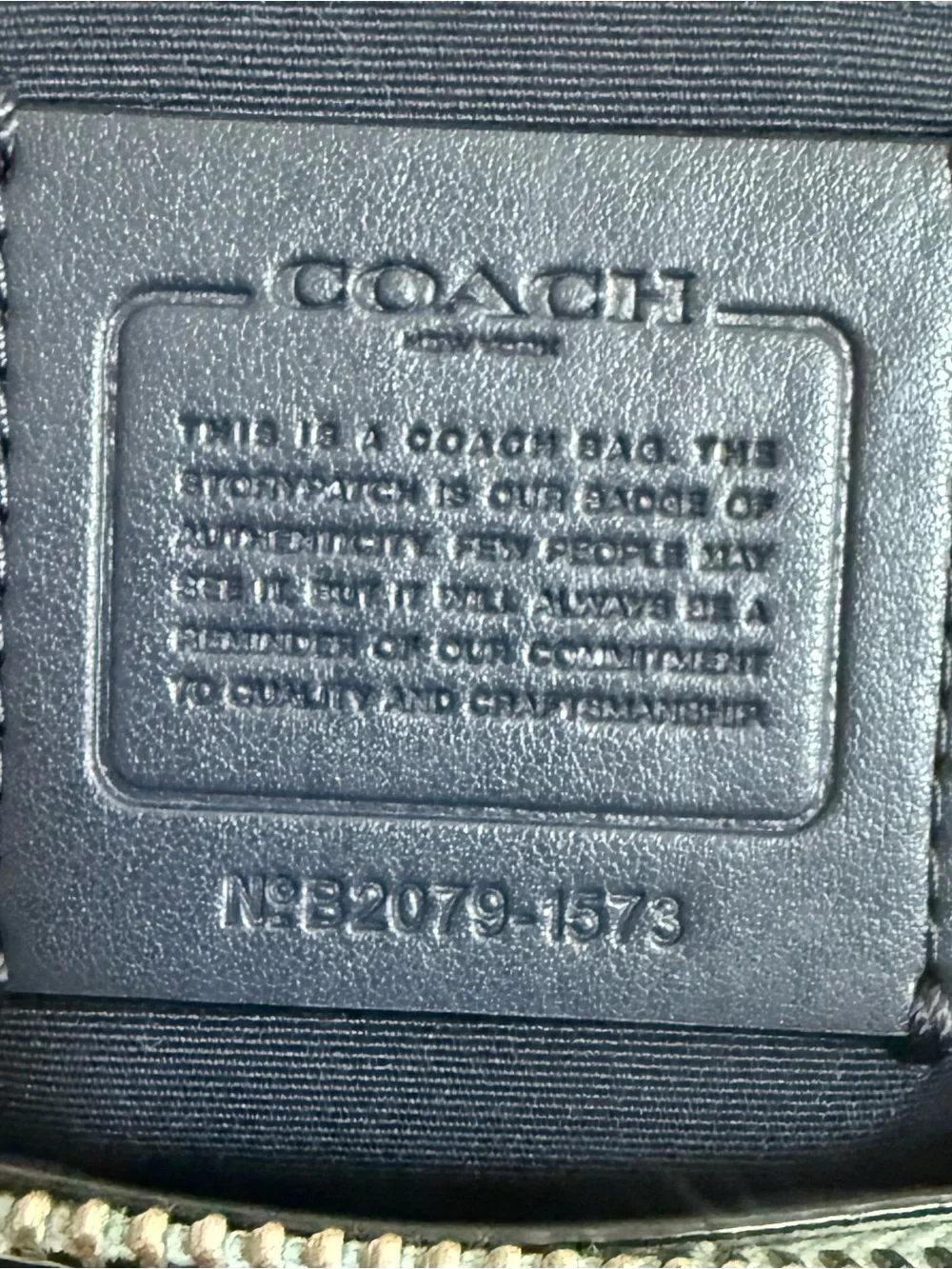 Authentic Coach May Two Tone Blue Pebbled Leather Tote Bag!